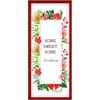 MG Design Cornice 35 x 80 cm - colore Rosso, in legno, con vetro acrilico - da appendere in verticale o in orizzontale, senza sfondo, per foto, poster, puzzle