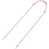 CALFOVERA Cinturino di Ricambio per Borsa da 46.46 Pollice in Pelle PU con Catena Dorata Tracolla in Pelle Tracolla A Tracolla in Metallo Accessori Fai da Te per Borse Borsette e Borsette (Rosa)
