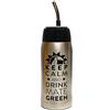 Mate Green Yerbomos 4.0 Black 580 ML for Yerba Mate Tee 580 ML, un accessorio portatile per Yerba Mate, funziona come un thermos con una bottiglia d'acqua e mantiene l'acqua, argento-nero, 13308
