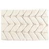 IlGruppone Tappeto Bagno Antiscivolo in Cotone Effetto Rilievo Assorbente, Morbido, Lavabile in Lavatrice 50x80 / 60x120 cm - Bianco - 50x80 cm