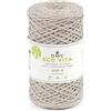 Merceria Pour Toi... Filato NOVA VITA 4 - DMC - Uncinetto Maglia Macramé 250 g - 200 m | Filato in cotone riciclato | (311 Beige lurex)