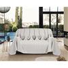 IlGruppone Telo Arredo Made in Italy in Cotone Grandfoulard Copritutto Copridivano Copriletto-Teli Sofà Arredatutto-Drappeggio-Arazzo-Copridivano Grand Foulard Letto - Singolo - Cuori Beige