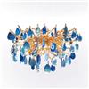 Generic Lampadario Firefly Sputnik moderno in pietra di agata G4, sorgente luminosa da soffitto, lampada da soffitto di metà secolo regolabile in altezza, luci sospese