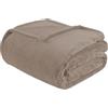IlGruppone Coperta Plaid Tinta Unita Pile Morbida Calda 210Gr/Mq Flanella di Microfibra Letto Copertina Divano Vellutata Invernale Singolo Matrimoniale - Plaid 120x150Cm - Tortora
