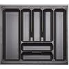 ORGA-BOX I Portaposate 519 x 473 grigio lava con struttura perlata per Tandembox Antaro/Intivo e ModernBox in armadio 60 cm Portaposate
