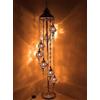 generic Lampada turca, lampadario, mosaico, marocchina, orientale, realizzata a mano, marrone, 7 lampadine