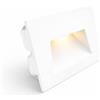 Partenopea Faretto segnapassi da esterno lampada muro IP65 LED 5W 300 Lumen ad incasso per scatola cassetta 503 non inclusa scale giardino viale gradini (Bianco Luce calda fredda naturale switch CCT 5W)