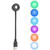 Teksome Lampada al tramonto, Lampada al tramonto Colori multipli | Lampada Sun Sunlight Sunrise,Ricarica USB, lampada a 7 colori con pulsante, lampada con rotazione a 360 gradi Plug And per