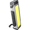 Generic Luce da lavoro ricaricabile, 2 x 2000 mAh, torcia magnetica portatile, per lavoro, riparazione, scuola, campeggio, escursionismo, viaggi, ciclismo, passeggiate notturne, corsa