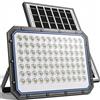 081 Store - Faro LED da Esterno Solare 2000W con Pannello Solare e Telecomando, Faro LED Esterno con Pannello Solare IP66, Luce Solare da Esterno per Giardino Cortile Sicurezza