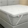 TESSILBOSIO Topper Memory Foam Matrimoniale Maxi 200x180, Made in Italy, Silver - Materasso per Massimo Confort - Letto Morbido per un Sonno Profondo (Maxi Matrimoniale - SIlver)