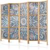 murando - Paravento da Interno Giapponese, Separe Divisorio, 225x172 cm | 5 Pannelli Decorativi, Stampa su Un Lato, Tela in TNT, Legno, Pronto all'Uso, Separatore per Casa e Ufficio, Produzione EU