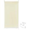 Aufun Tenda da Sole a Rullo per Esterno Balcone Tende Verticali, Resistente alle intemperie, anti UV, protezione solare per finestre e porte, 100 x 240 cm Beige