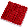 LICHENGTAI Sapone a Forma di Rosa, 81 Pezzi Fiori Artificiali, San Valentino Regalo della Rosa di Sapone del Fiore del Sapone per Decorazione di Nozze Regali di Natale San Valentino