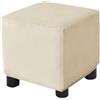 uyeoco Velluto Copri Pouf Quadrato Elasticizzato Copri Poggiapiedi Quadrato Pieghevole Copertura Dell'Ottomano con Fondo Elastico Sofa Protettore per Soggiorno (Color : #15, Size : 55x55 cm)