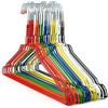 Hangerworld - Grucce metalliche in acciaio zincato, vari colori, 40,5 cm, 100 pezzi