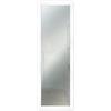 Lupia - Specchio da Parete lungo Moderno con cornice BOSTON 50x150 cm, Legno MDF, Design Shabby Chic, per Camera da Letto, Soggiorno, Ingresso, Montaggio Verticale o Orizzontale (Bianco)