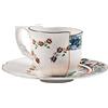 SELETTI Tazzina da Caffe' con Piattino in Porcellana Hybrid-Tamara