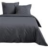 Stof Lovely Casa - Copripiumino da 240 x 220 cm, 100% cotone, certificato Oeko-Tex, colore ardesia, modello Eden, ideale per letto matrimoniale o standard