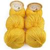 woolove Tricot Cafè Set 6 Scintilla - Filato in Puro Cotone Supermercerizzatoe Antipilling - per Maglieria e Uncinetto - Ferri/Uncinetto 3.50/4.50 mm - 6 Gomitoli da 50g (113m) - Giallo 10, 6 Pezzi