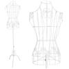 PrimoLiving Manichino da sartoria in metallo, altezza regolabile, P-05941, bianco