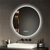 EMKE Specchio Bagno con Luce Rotondo 60 cm, Antiappannamento, Interruttore Tattile, Specchio Bagno,Luce Bianco caldo/Bianco freddo/Neutro,Memoria,Specchio con Led