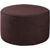 ELYSYSRL Rotondo Copri Pouf Elasticizzato Fodera Velluto Grande 50X50 80x80 80x65 Ottomano Cover Fodera Poggiapiedi per Divano Jacquard Antiscivolo Cover Sgabello Copertura Protettiva per Ottomana ( Color : @9