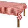 Morbidissimi Tovaglia a Quadretti Country Dimensioni Varie Z204 140x450 cm Rosso
