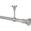 Sento Kit Bastone per Tende in Metallo 25mm Acciaio Inox Montaggio a Soffitto 240 cm PRYMA