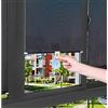 Xrdbfd Tenda a Rullo Oscurante con Ventose Senza Foratura, Tende Avvolgibile Parasole, Tapparelle Oscuranti, Persiane Temporanea a Scomparsa, 50x125/68x125cm, Nero,68x125cm/27 * 49in