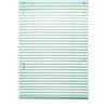 Plerile Tende Veneziane in Alluminio Lamelle da 25mm, Tende Orizzontali Su Misura per Finestre Interne Ufficio Bagno Camera da Letto(Verde)