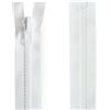 TENDAGGIMANIA Cerniera Lampo Divisibile con Catena 10 MM -Colore BIANCO -Lunghezza 200 CM - Cerniera Lampo Doppio Cursore ANTI CORROSIONE ANTI UV in Nylon ideale per Nautica e Ambienti esterni