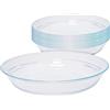Sicignano Casalinghi Ingrosso Casalinghi Sicignano 10 Vassoi Bavarese in Plastica Trasparente - Per Dolci, Dessert, Profiterole, Struffoli, Pastiera, Baba, Torta - Riutilizzabili e Facili da Pulire, Infrangibile, Antigraffio (32 cm)