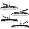 CGSGDK 4 pack 200W UFO LED lampada da officina, luce ad alta baia 15000LM, 6000K bianco freddo industriale lampada