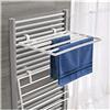 Inbagno Stendibiancheria in Polipropilene per Scaldasalviette Termoarredo bianco 51 x 36 cm Portata 5 kg, Indumenti