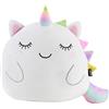 I-TOTAL ® - Cuscino Decorativo per Cameretta/Soggiorno, Soffice Cuscino in Stoffa a Forma di Animale (UNICORN)