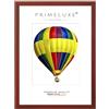 PrimeLuxe Cornice portafoto in legno 20 x 20 cm (dimensione dell'immagine) quadrata in rosso-sfumato | Colore e dimensione selezionabili | Cornice per poster | Puzzle | Foto collage | PRODUZIONE