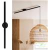 Lightswing Sistema di sospensione per lampada - nero opaco - 90 cm - Sposta lampada a sospensioni senza sforzo - Facile installazione