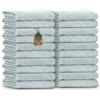 NatureMark Asciugamani Ospite - Confezione da 20 (30x50 cm), 100% Cotone, Certificati OEKO-TEX, Morbidi, Assorbenti e Facili da Lavare - Per Bagno, Ospiti & Spa - Blu Primaverile