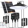 Aigostar-Lampada Solare con Sensore di Movimento,2 Pezzi,Cavo da 8 M,Batteria di Grande Capacità da 6000 mAh,Luce Solari da Esterno con Telecomando,IP65 Impermeabile per Interno/Esterno,6500K