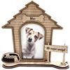 CrisPhy Cornice portafoto personalizzata per cagnolino. Cornice in legno personalizzata con nome del cane