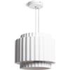LEDKIA LIGHTING Lampada a Sospensione Gesso Double Colum Bianco E27