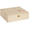 Cassette in legno|4 Bottiglie 750 ml |Misura Interna 33,5X38,5X9,5 |Custodia/Contenitore Vino/Birra|Per Compleanni Matrimoni Eventi ART. TGCOF4
