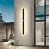 Generic Applique a LED, con sensore di Movimento, Lampada da Parete da Giardino, IP65, Striscia Lunga, per Ingresso, corridoio (Luce Neutra, 60 cm)