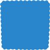 PuntoCasaStore 100 PZ Velo VELI di Fata Tulle Organza VELETTI BOMBONIERE 24x24 CM Quadro Smerlato Fai da Te Confetti Celeste Azzurro