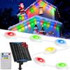 Aigostar Luci di Gronda Solari Esterno, 15M 50 LED, Luce Colorata RGBY, Impermeabili IP65, Luci Esterne Permanenti, 19 Modalità e Timer, per Natale, Halloween,Feste, Interno, Soggiorno