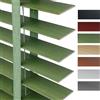 Generico Listelli Da 5 Cm Tende Veneziana In Legno 30cm 45cm 60cm 75cm 90cm 100cm 105cm 120cm 135cm 150cm 160cm Persiane Oscuranti Privacy Oscuranti Isolamento Termico(Verde)