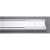 AGE CURTAIN SYSTEM Binario per tende arricciate DUE CANALI-Installazione: soffitto-Movimento: manuale (senza corda)-Dimensioni: h.1 cm-l.9 cm-Colori: Bianco (BIANCO, CM 220)