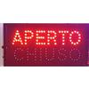openspaceshop Insegna A Led Luminosa Dinamica Con Tasto Selettore Aperto O Chiuso 50x25 Cm
