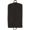 Mainetti Custodie Copriabiti, in Tessuto Cotone, con Cerniera Centrale, Antipolvere e Traspirante, Colore Nero, Dimensione 60x110cm con Manici, 5 Pezzi per Confezione